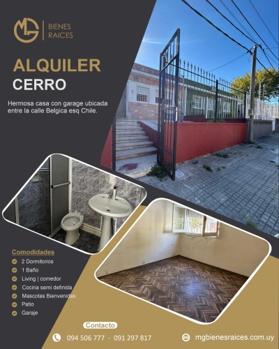 Casa en Alquiler en Cerro, Montevideo