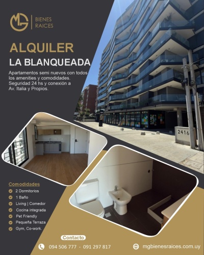 Apartamento en Alquiler en La Blanqueada, Montevideo