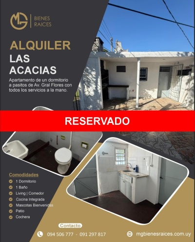 Apartamento en Alquiler en Las Acacias, Montevideo