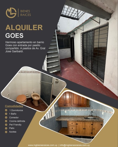 Apartamento en Alquiler en Goes, Montevideo