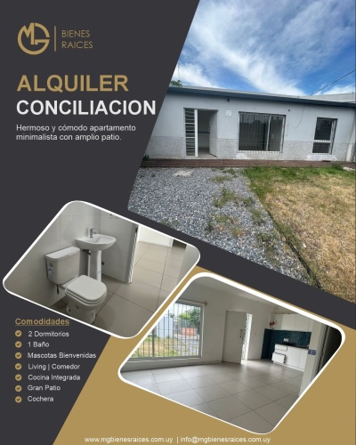 Apartamentos en Alquiler en Conciliación, Montevideo