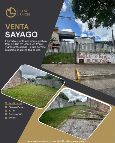 Terrenos en Venta en Sayago, Montevideo