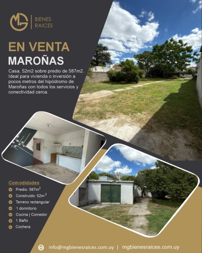 Casa en Venta en Maroñas, Montevideo