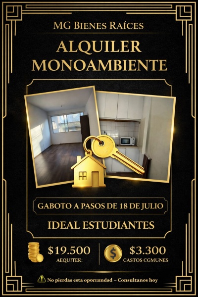 Apartamento en Alquiler en Cordón, Montevideo