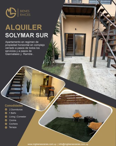 Apartamentos en Alquiler en Solymar, Canelones