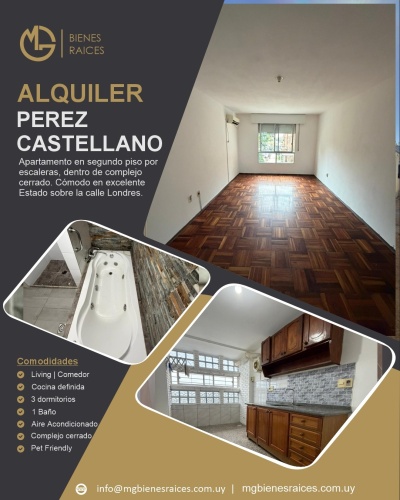 Apartamentos en Alquiler en Pérez Castellanos, Montevideo