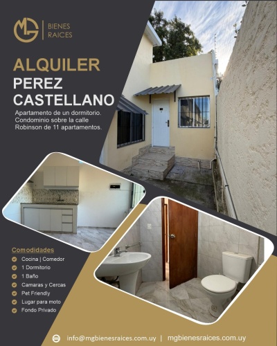 Apartamento en Alquiler en Pérez Castellanos, Montevideo