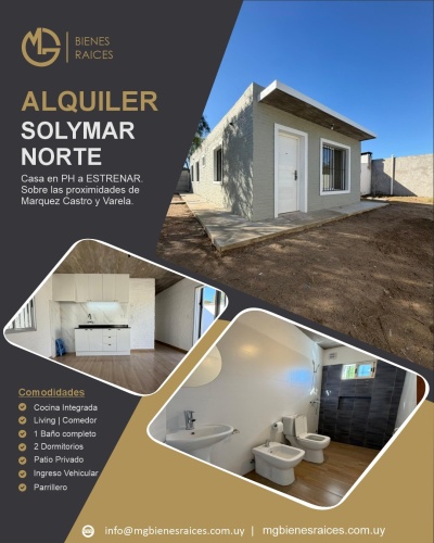 Casas en Alquiler en Solymar, Ciudad de la Costa, Canelones