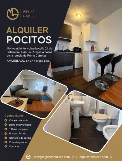 Apartamentos en Alquiler en Pocitos, Montevideo