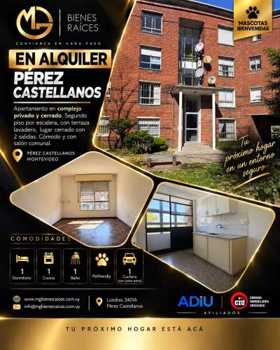 Apartamentos en Alquiler en Pérez Castellanos, Montevideo