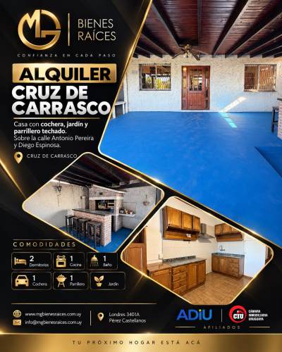 Casa en Alquiler en Bañados de Carrasco, Montevideo