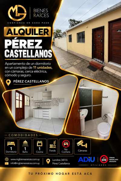 Apartamentos en Alquiler en Pérez Castellanos, Montevideo