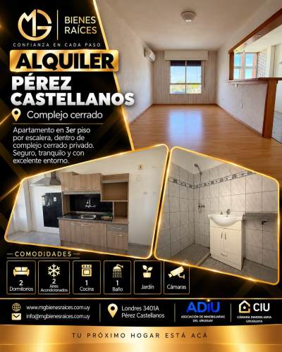 Apartamentos en Alquiler en Pérez Castellanos, Montevideo