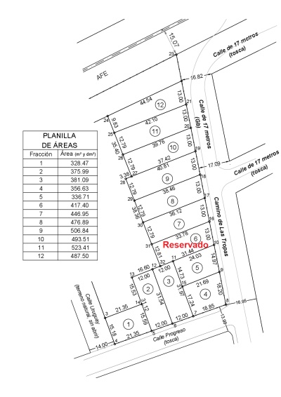 Terreno en Venta,  Alquiler en Guichón, Paysandú