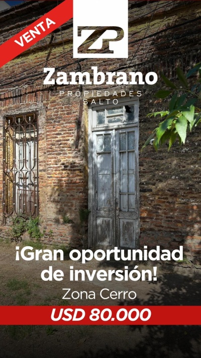 Casa en Venta en Cerro, Salto, Salto