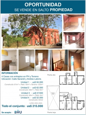 Apartamento en Venta en Salto, Salto