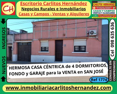 Casa en Venta en CENTRO, San José de Mayo, San José
