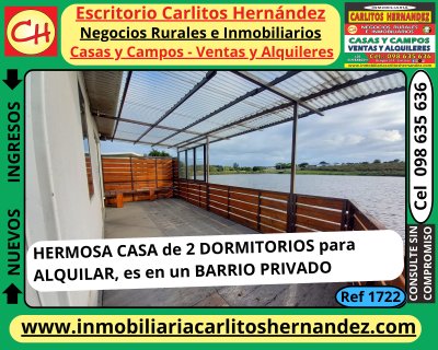 Casa en Alquiler en MOLINO, San José de Mayo, San José