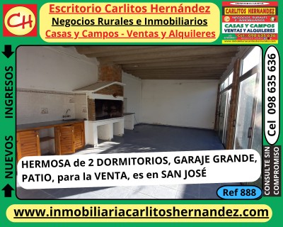 Casa en Venta en San José de Mayo, San José