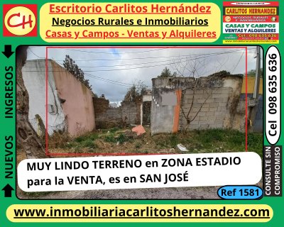 Terreno en Venta en ESTADIO, San José de Mayo, San José