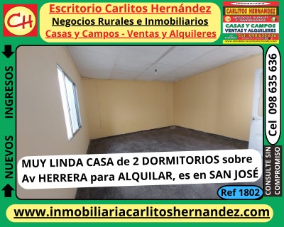 Casas en Alquiler en San José de Mayo, San José