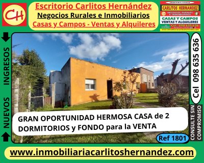 Casas en Venta en San José de Mayo, San José