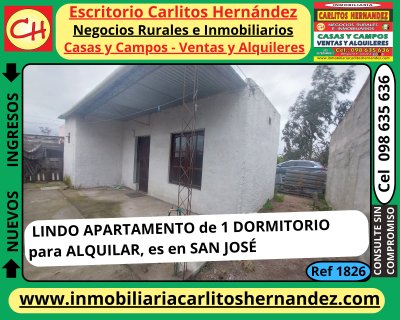 Apartamento en Alquiler en ESTADIO, San José de Mayo, San José