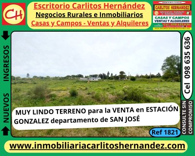 Terreno en Venta en Gonzalez, San José