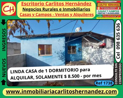 Casa en Alquiler en Cancha de Central, San José de Mayo, San José
