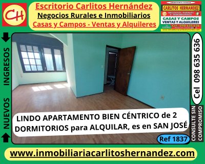 Apartamento en Alquiler en CENTRO, San José de Mayo, San José