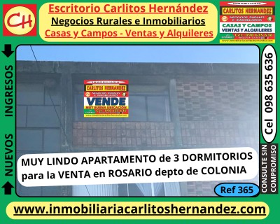 Apartamentos en Venta en Rosario, Colonia