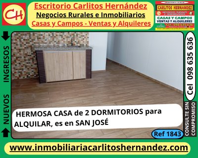 Casas en Alquiler en San José de Mayo, San José