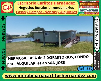 Casa en Alquiler en San José de Mayo, San José