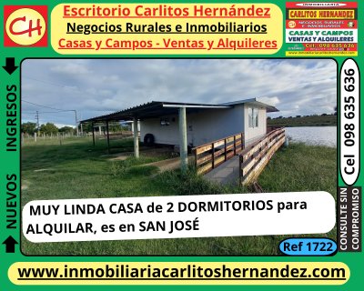 Casa en Alquiler en San José de Mayo, San José