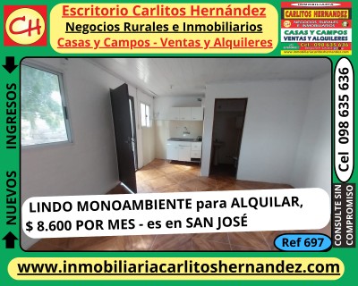 Apartamento en Alquiler en San José de Mayo, San José