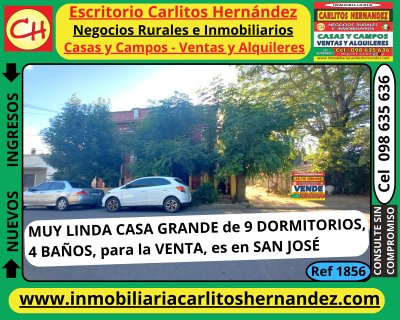 Casa en Venta en San José de Mayo, San José