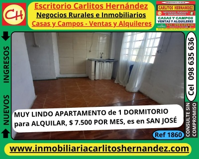 Casas en Alquiler en San José de Mayo, San José