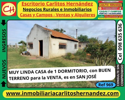 Casa en Venta en San José de Mayo, San José