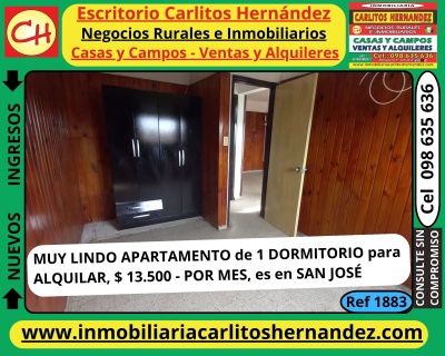 Apartamento en Alquiler en San José de Mayo, San José