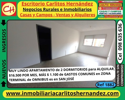 Apartamento en Alquiler en San José de Mayo, San José