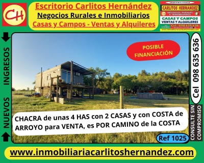 Chacra en Venta en Camino de la Costa, San José de Mayo, San José