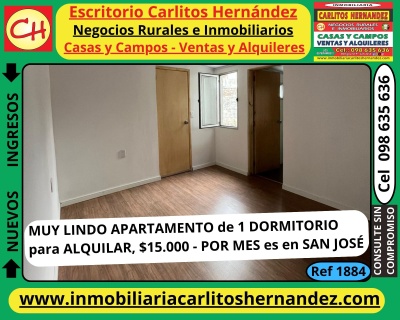 Apartamento en Alquiler en San José de Mayo, San José