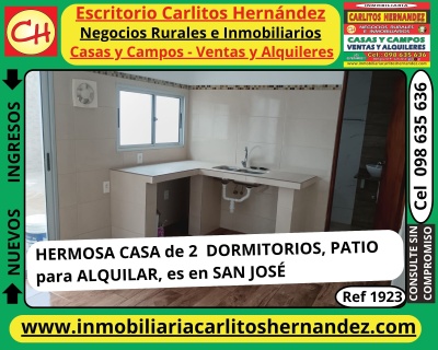 Casa en Alquiler en San José de Mayo, San José