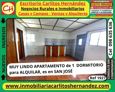 Apartamento en Alquiler en San José de Mayo, San José