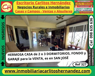 Casa en Venta en San José de Mayo, San José