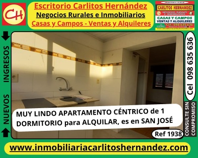 Apartamento en Alquiler en CENTRO, San José de Mayo, San José