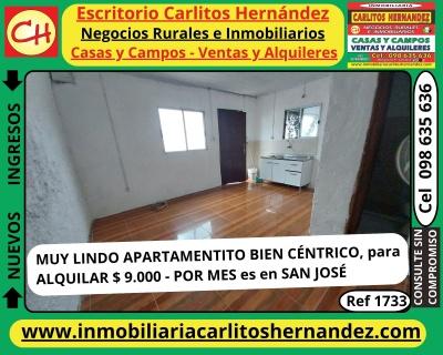 Apartamento en Alquiler en San José de Mayo, San José