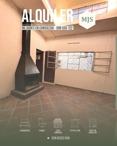 Casa en Alquiler en Mercedes, Soriano