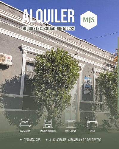 Casa en Alquiler en Rambla, Mercedes, Soriano