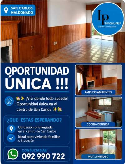 Casas en Venta en Centro, San Carlos, Maldonado
